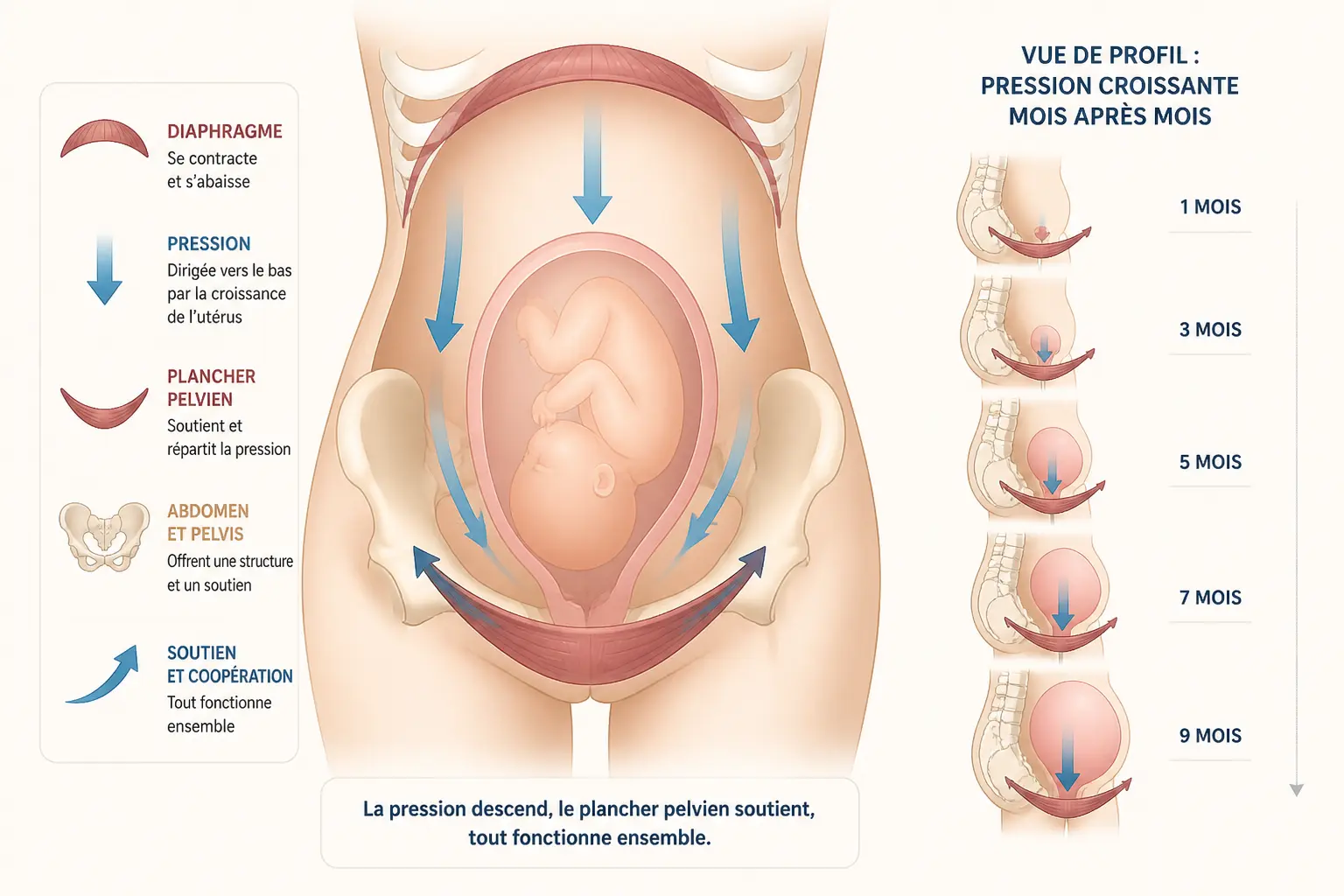 Quel est le rôle du périnée pendant la grossesse et l’accouchement ?