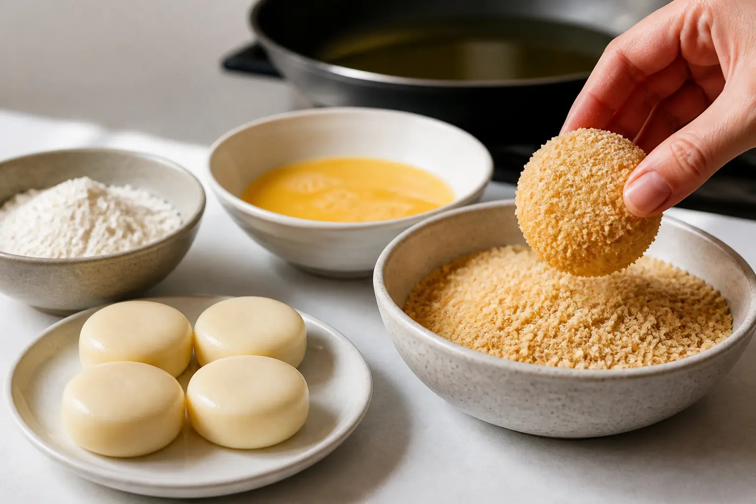 Recette Babybel pané : la base facile pour un cœur fondant