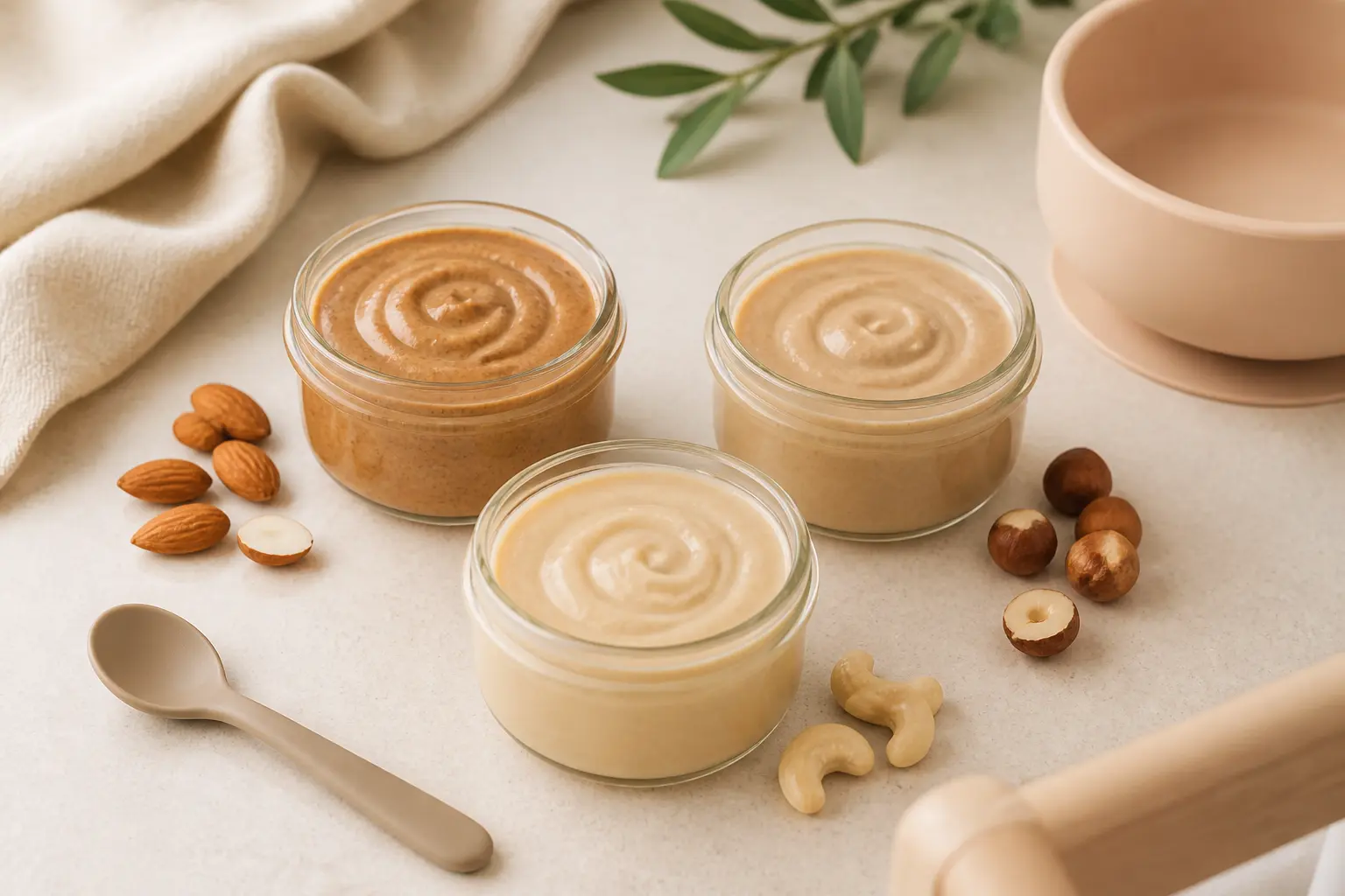 Quelle purée oléagineux bébé choisir pour commencer ?