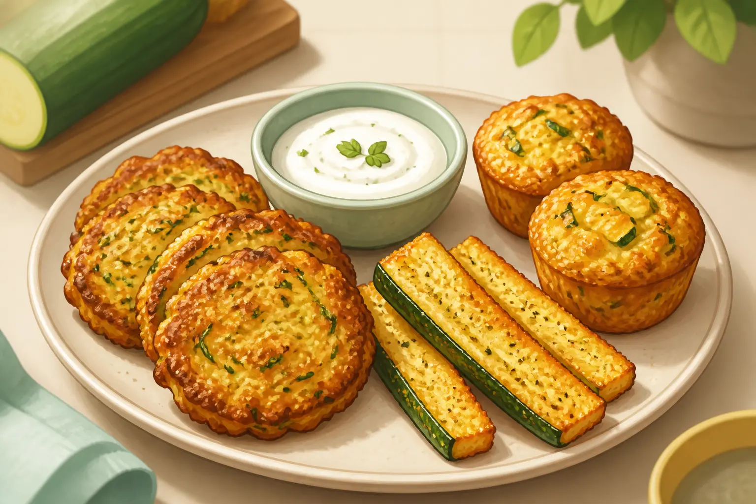 12 idées faciles de recette courgette enfant pour le déjeuner ou le soir