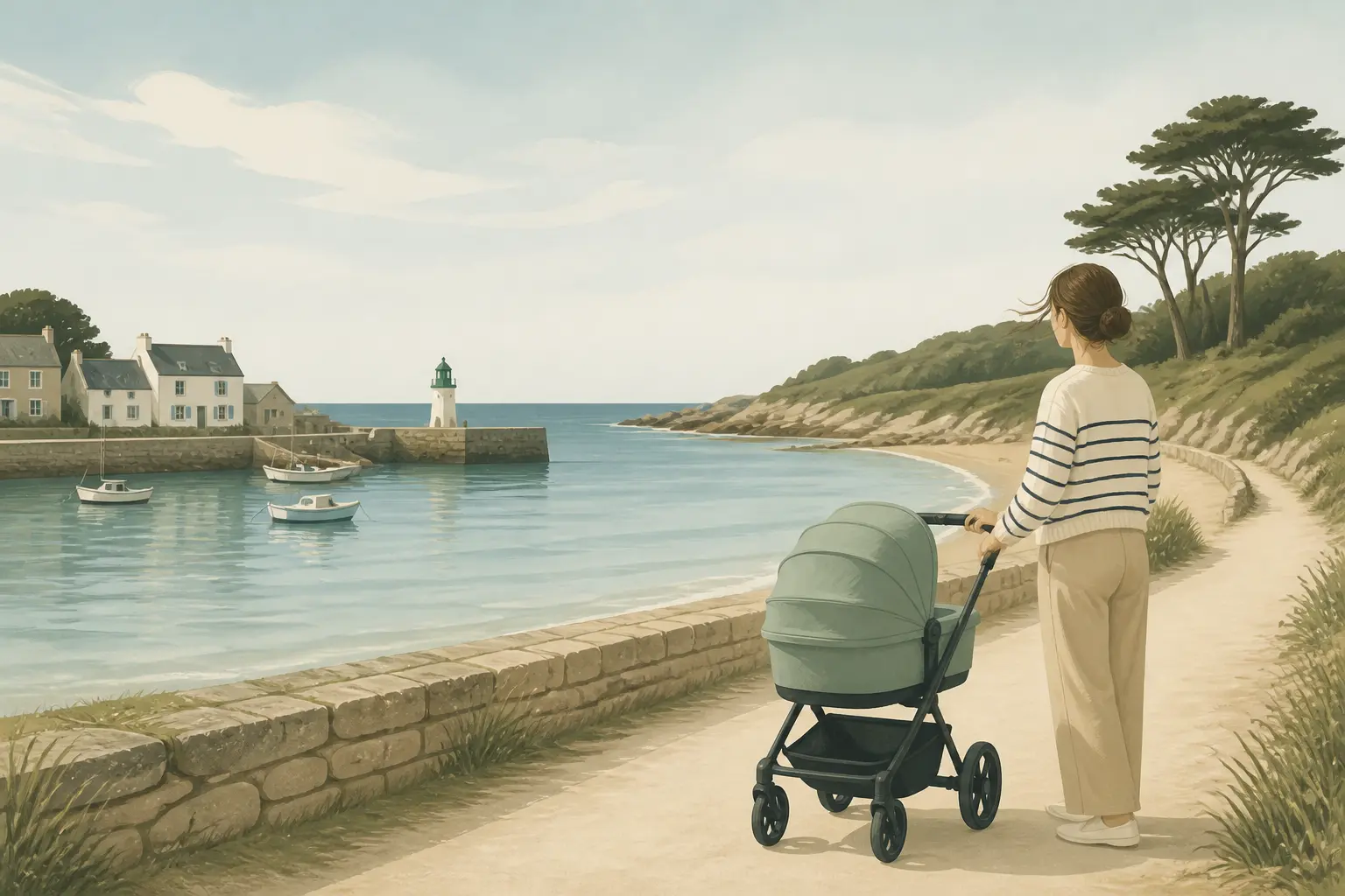 4 idées au bord de l’eau pour respirer sans bousculer le rythme de bébé