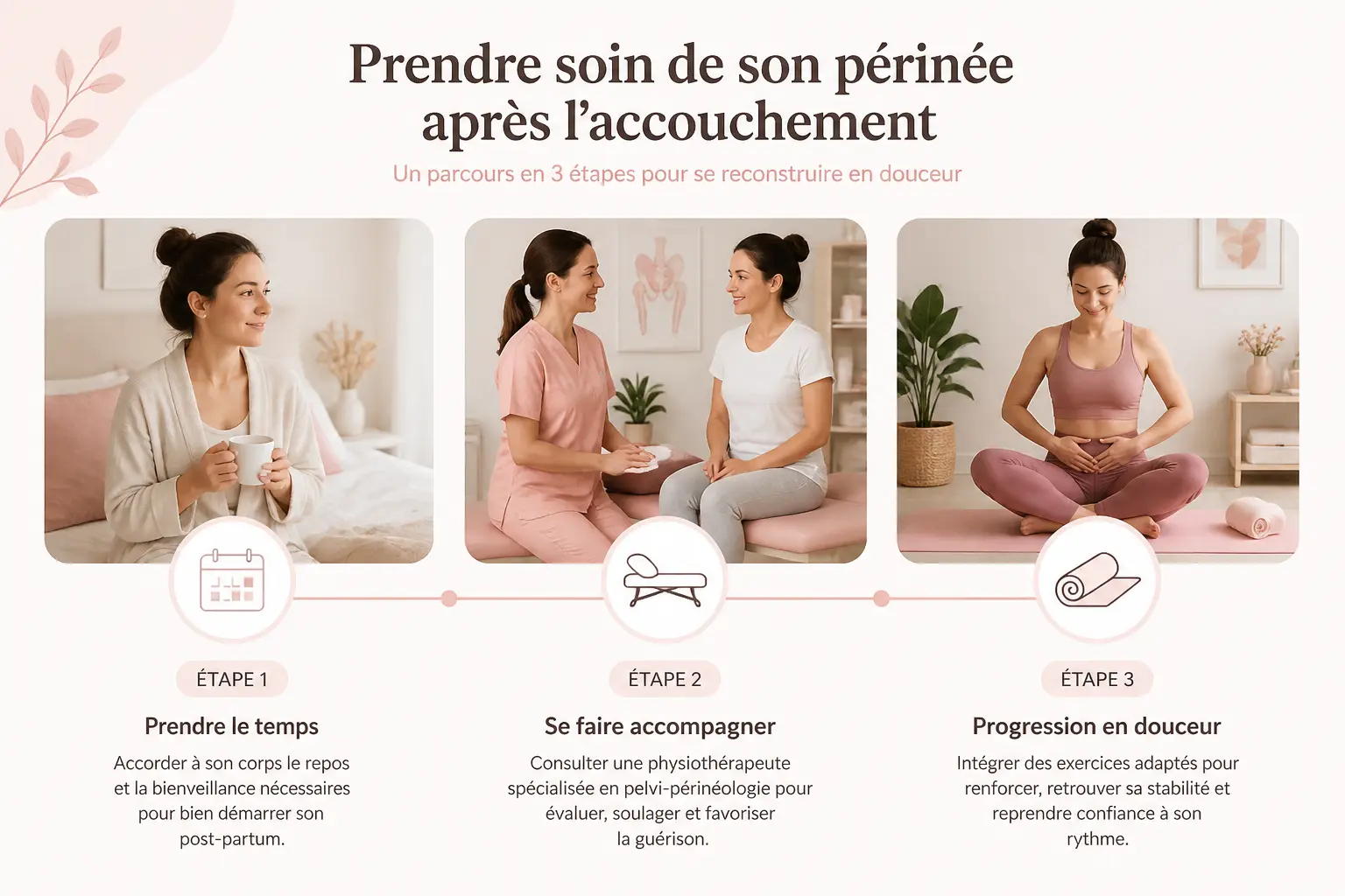 Après l’accouchement : quand débuter la rééducation et avec quel professionnel ?
