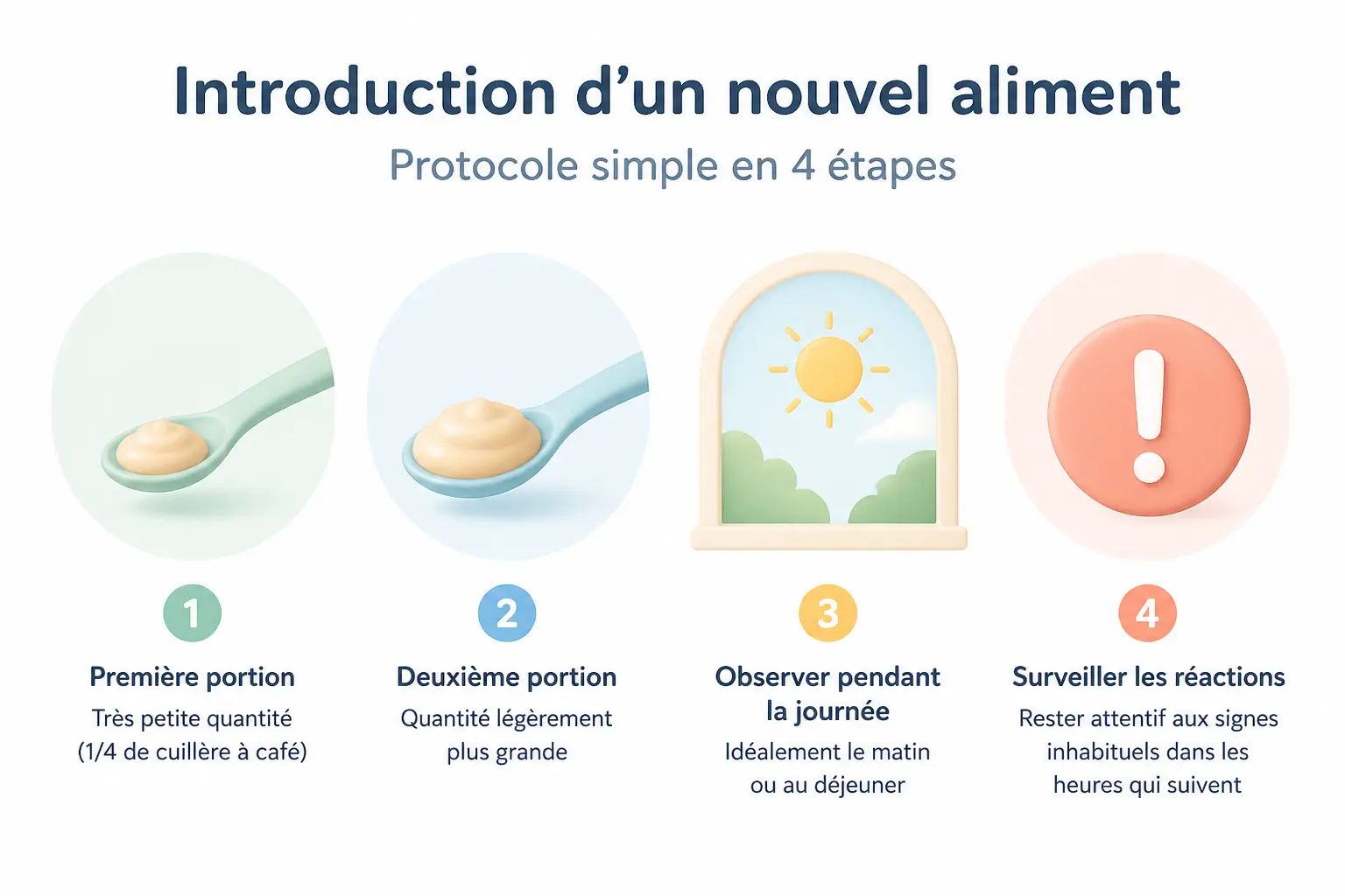 Quantités, fréquence et signes à surveiller : un protocole simple