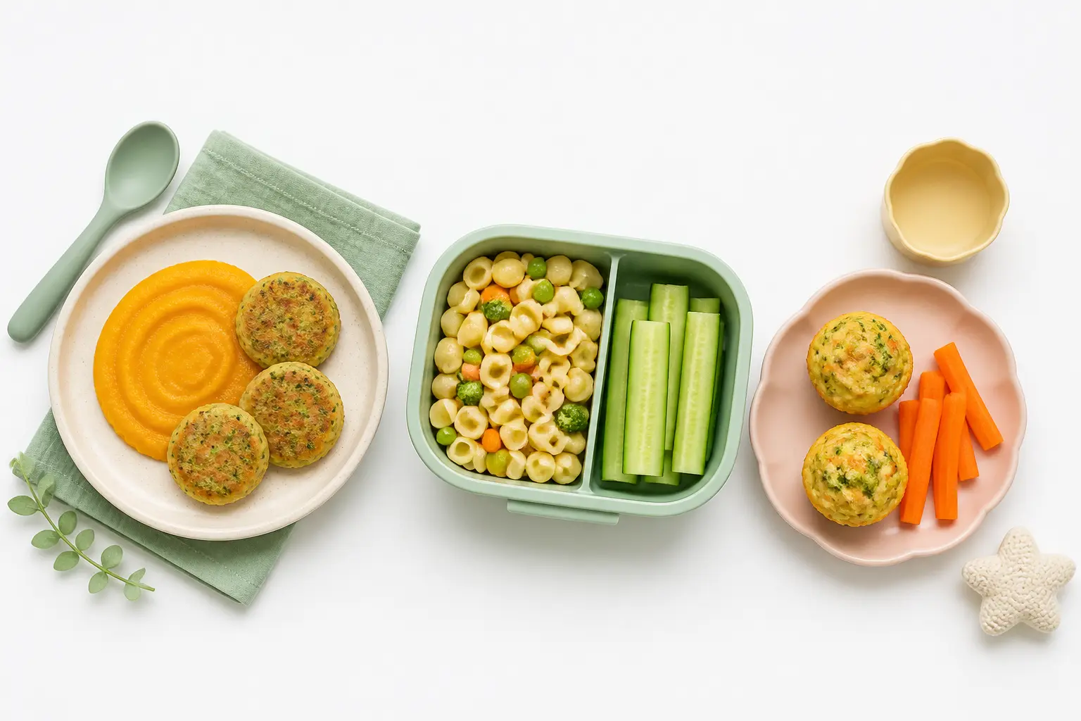 12 recettes faciles pour enfants sélectifs, classées par moment du repas