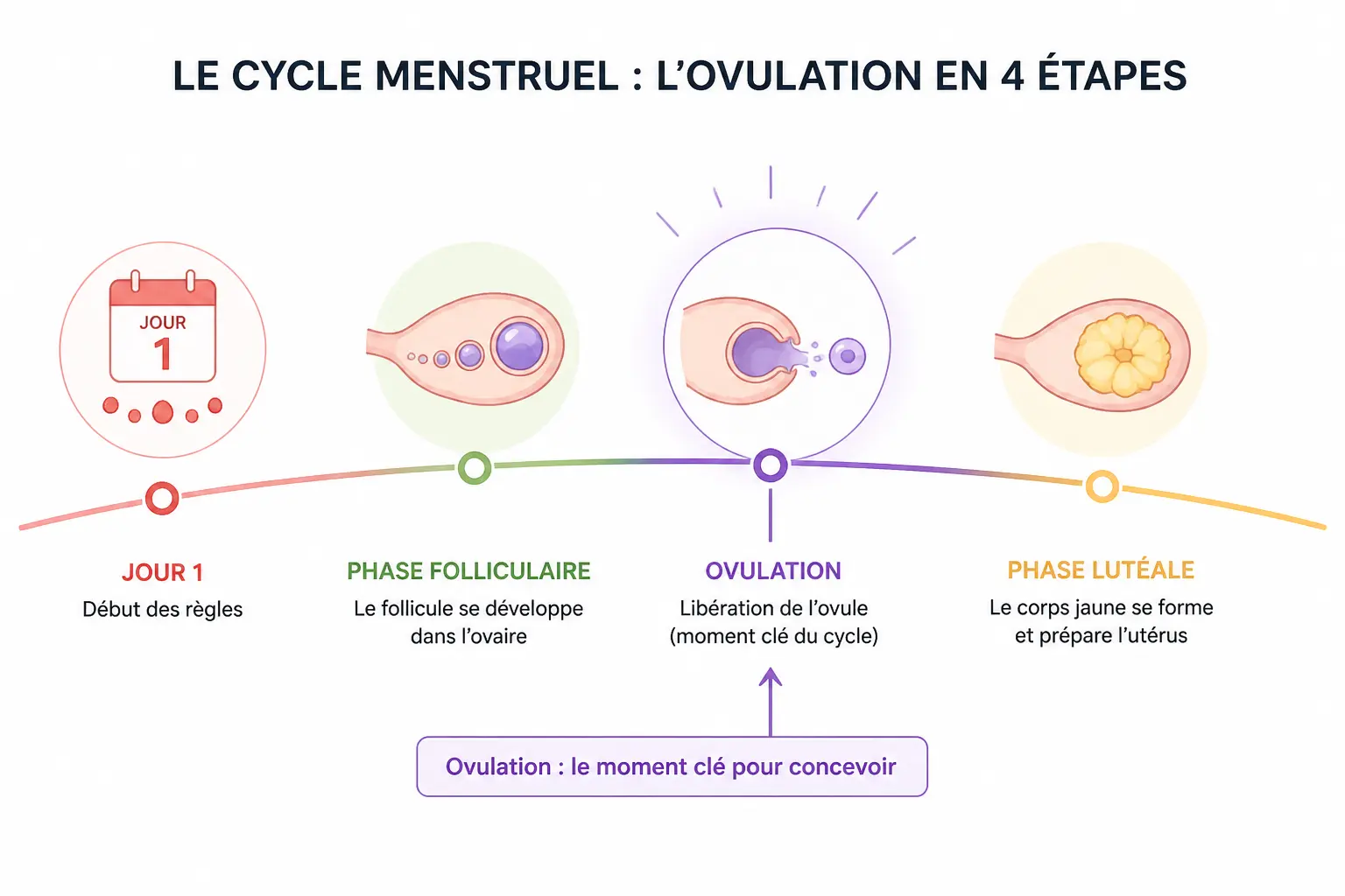 Période d’ovulation : ce qui se passe vraiment dans le cycle