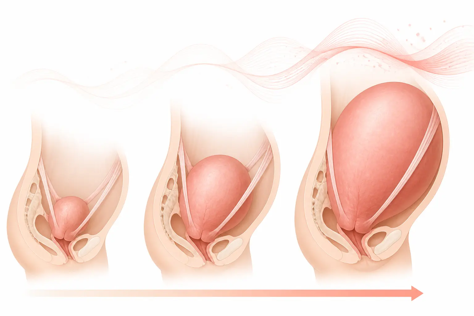 Pourquoi ces tiraillements apparaissent-ils ? Ligaments, utérus et hormones