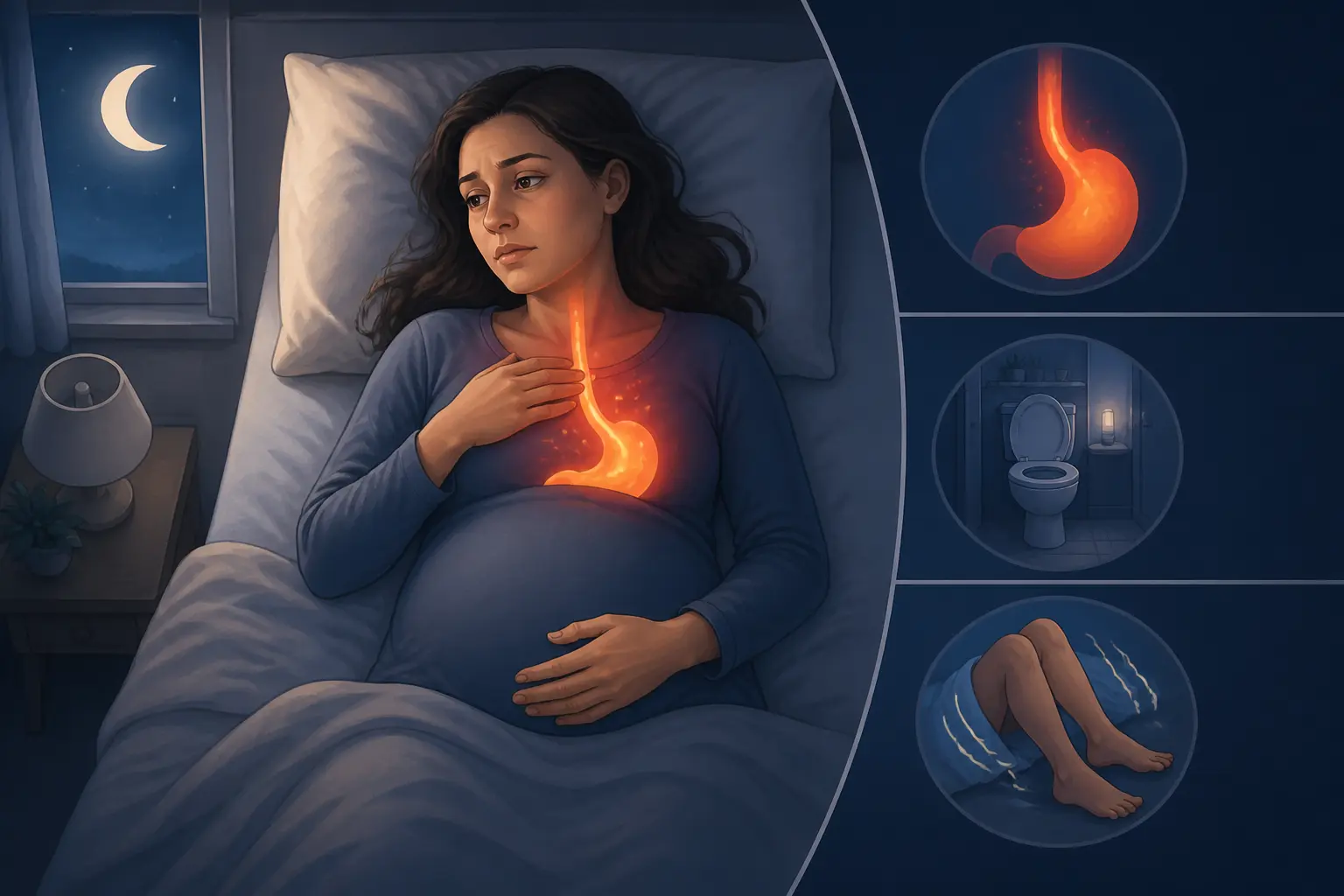 Réveils, impatiences dans les jambes, ronflements : ce n’est pas toujours une simple insomnie