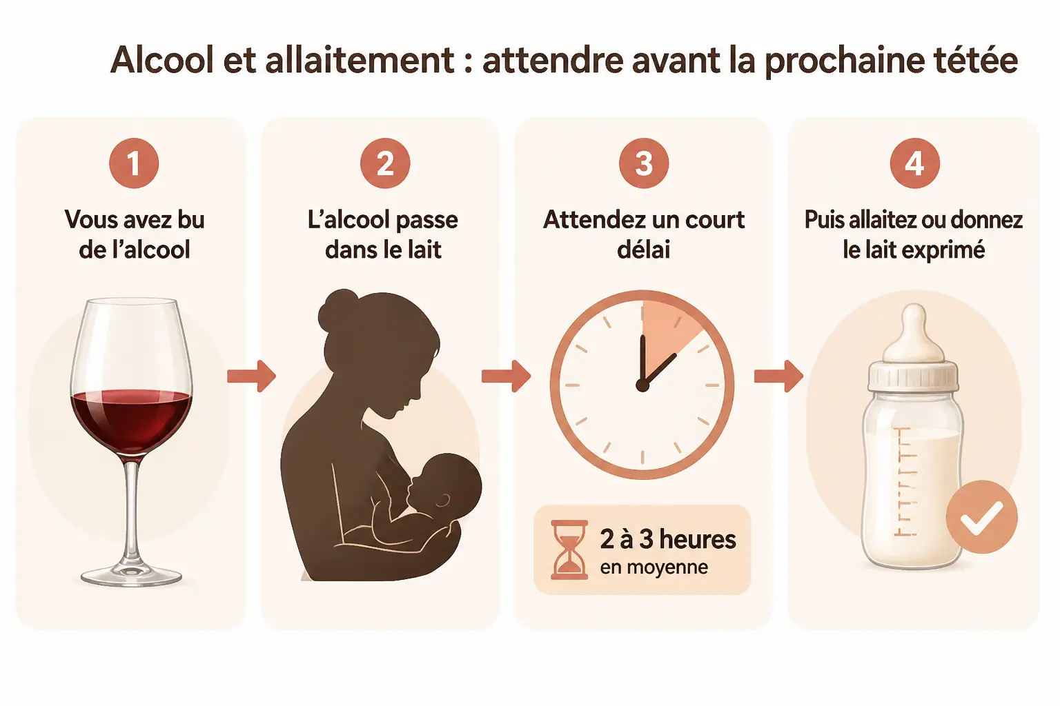 Combien de temps attendre avant la prochaine tétée