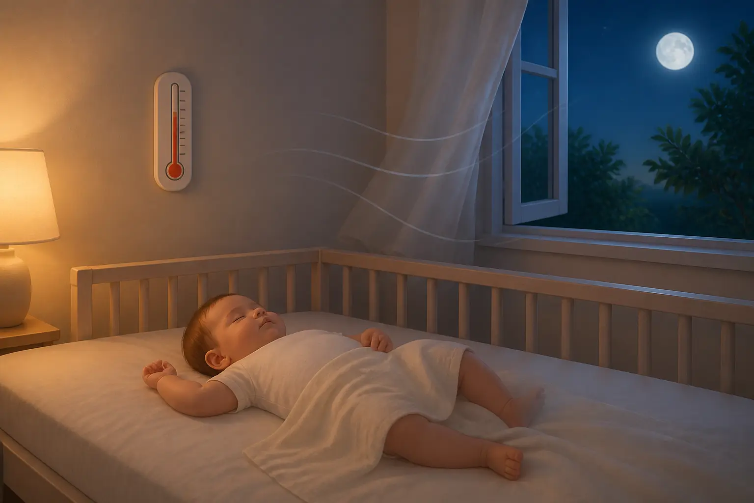 Quand la chambre dépasse 22 °C : nuits chaudes, été et canicule