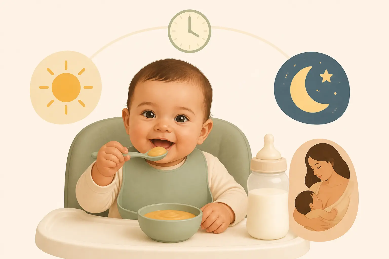 Les repères essentiels de l’alimentation bébé 8 mois
