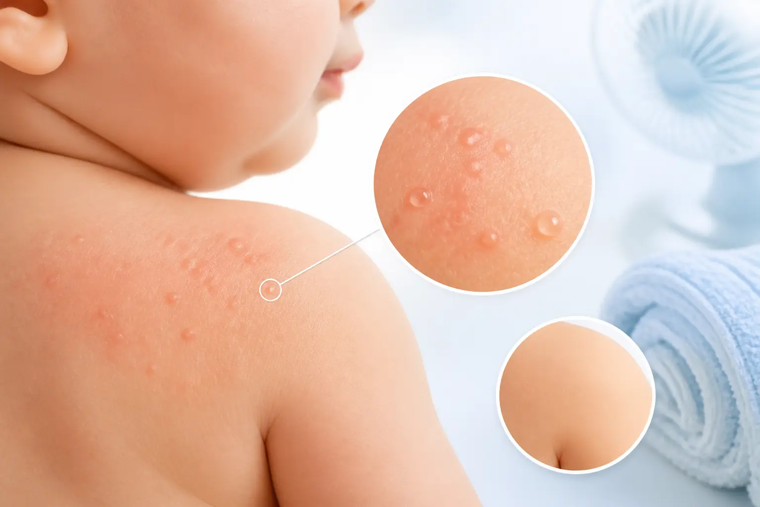 Bouton de chaleur bébé : comment le reconnaître vite ?