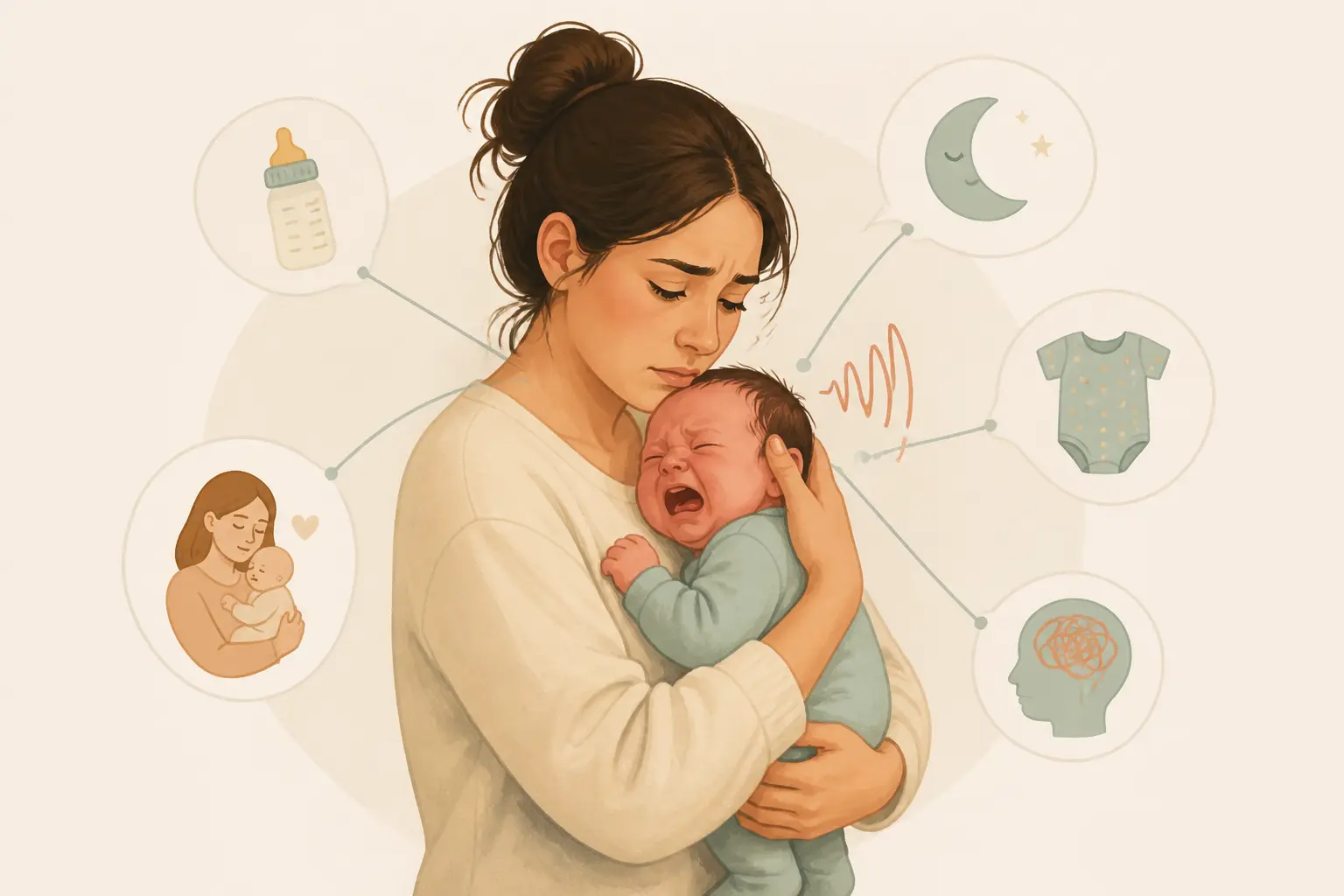 Avant de décider quoi faire, comprendre ce que les pleurs racontent