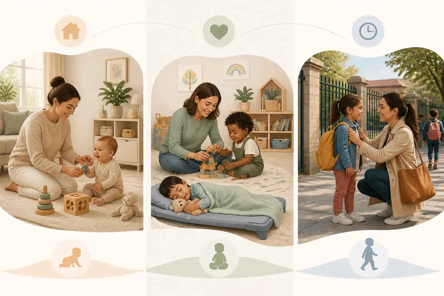 Nounou, assistante maternelle ou baby-sitter : ce qui change vraiment au quotidien