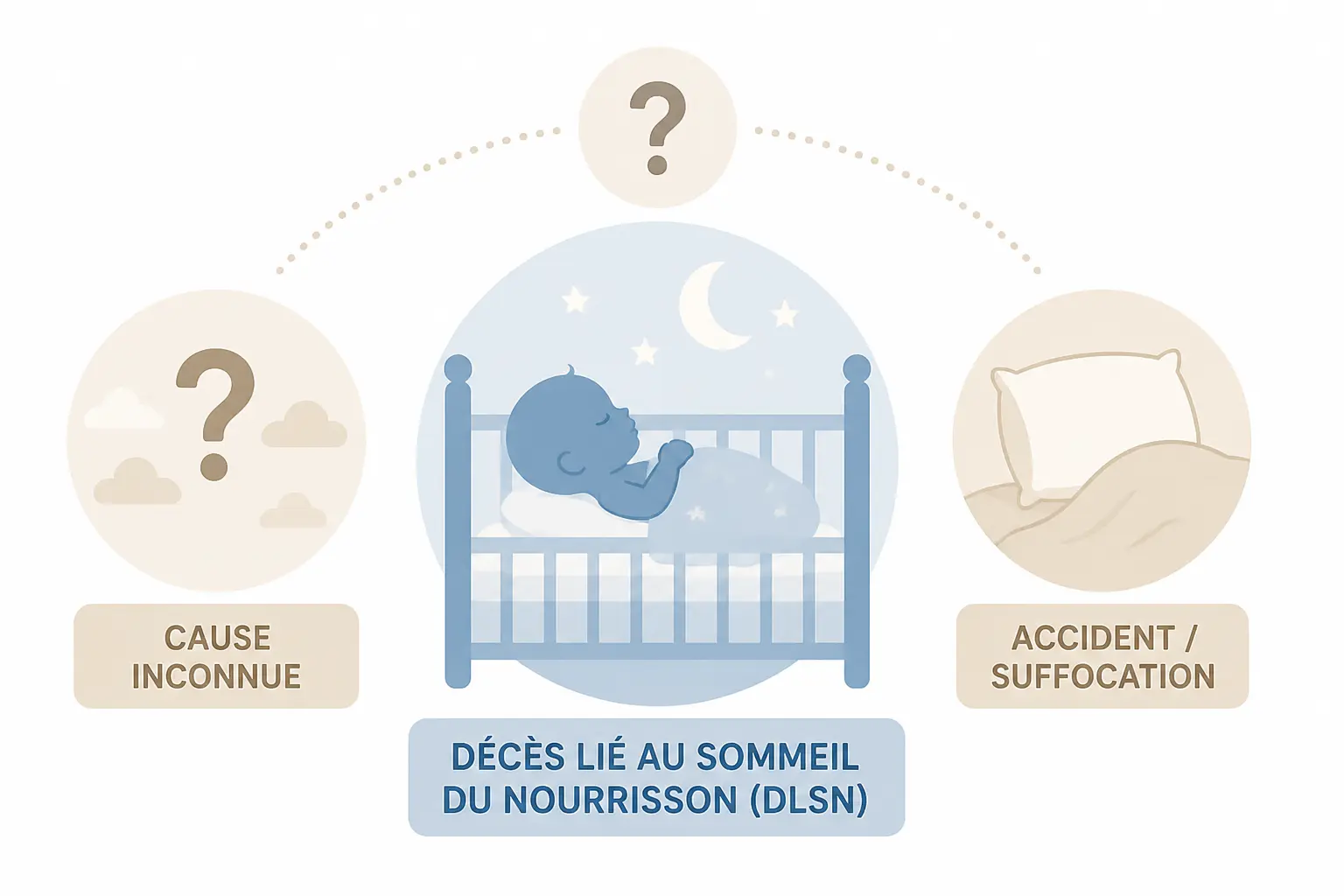 SMSN, mort inattendue, suffocation accidentelle : de quoi parle-t-on exactement ?
