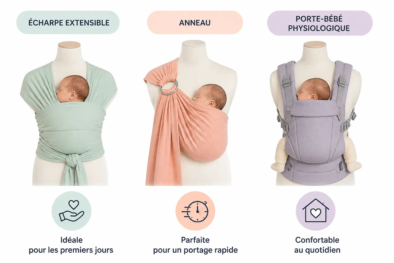 Quel système choisir pour un nouveau-né sans se tromper d’usage