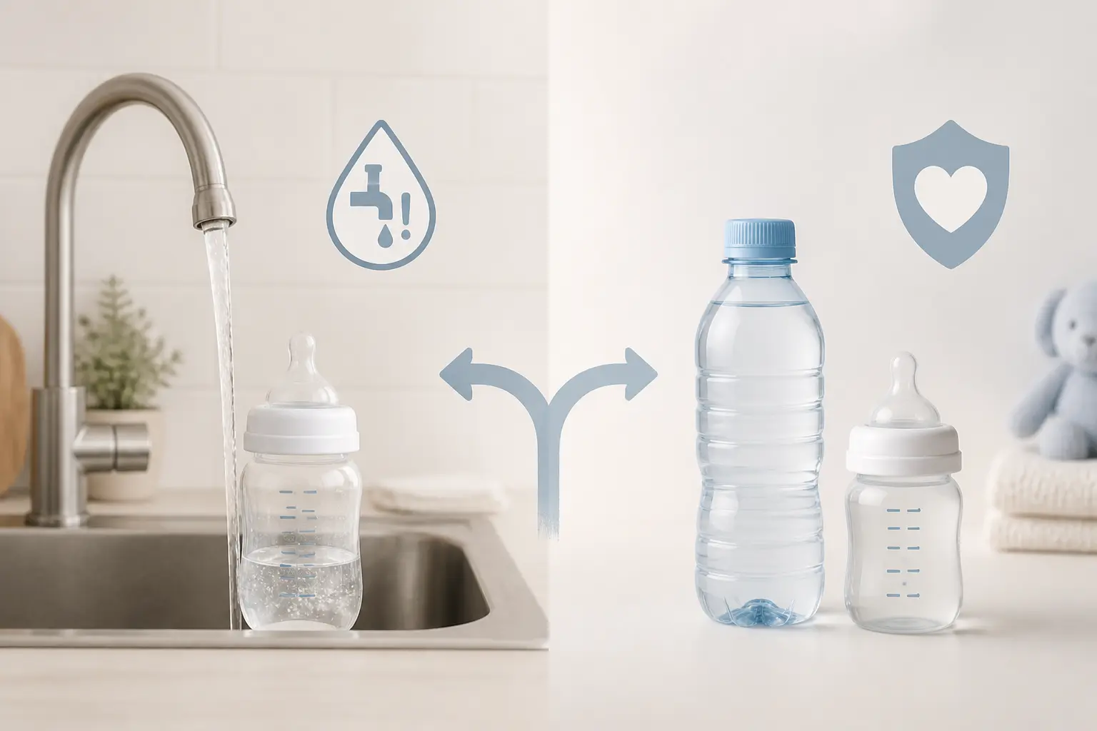 Eau du robinet ou eau en bouteille : comment trancher chez vous