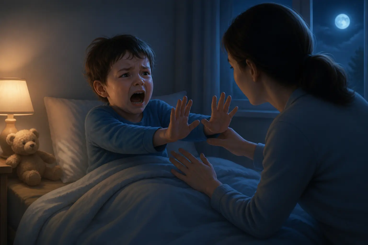 Comment reconnaître une terreur nocturne chez l’enfant ?