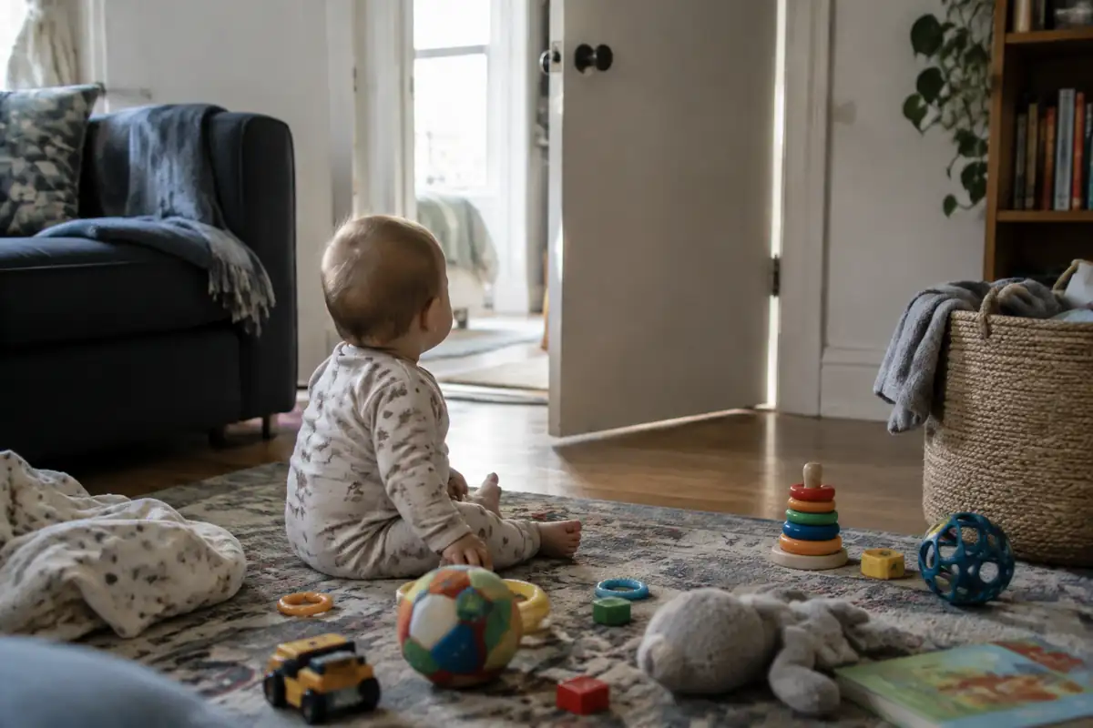 Angoisse de séparation chez bébé : ce qui est attendu à cet âge, et quand en parler