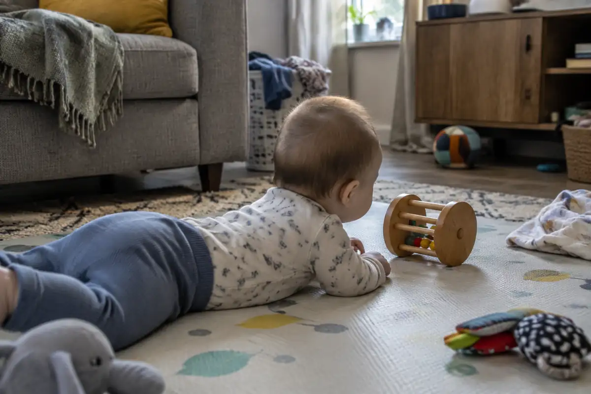 Motricité de bébé : les étapes, leurs fenêtres d'âge et quand consulter