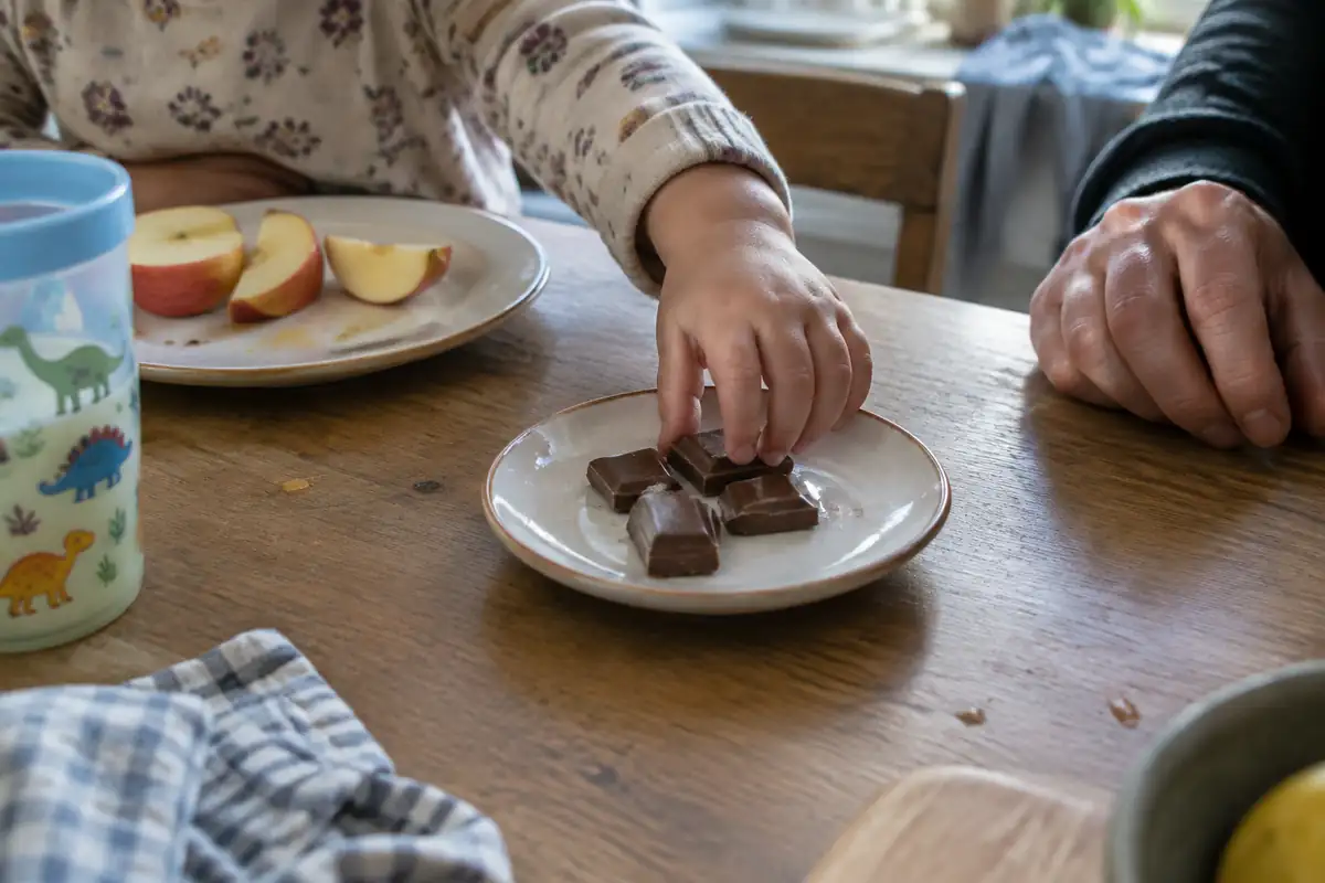 Chocolat et bébé : pourquoi aucun âge n'est fixé, et les formes à éviter avant 3 et 5 ans