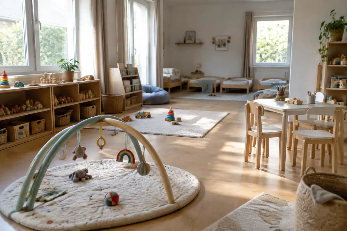 Maison d'assistantes maternelles : qui s'occupe de l'enfant, combien ils sont, et ce qui change pour lui